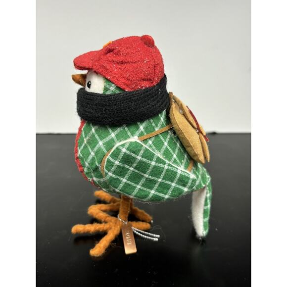 Target Wondershop 2018 Featherly Friends MAUS Christmas Fabric Bird W/ Backpack - Picture 3 of 7